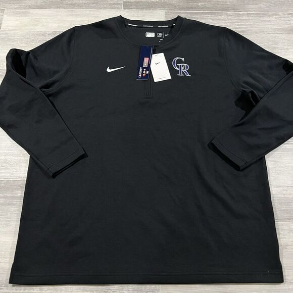 Nike Colorado Rockies Authentic Collection Game Time Performance Quarter-Zip XXL